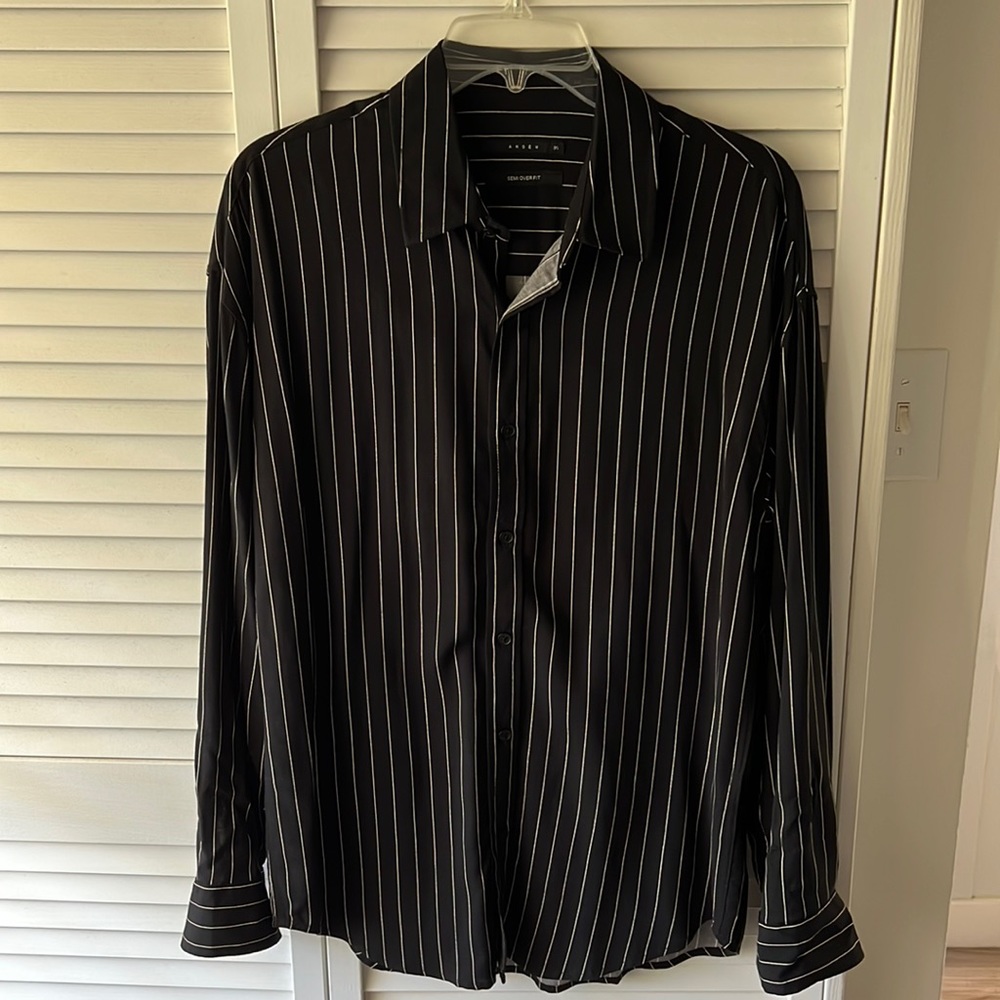 Andew black dress shirt